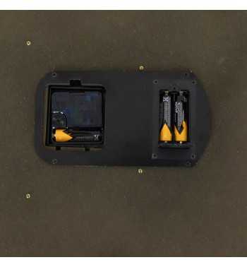 Orologio da Parete con Led e Ingranaggi D.60 cm