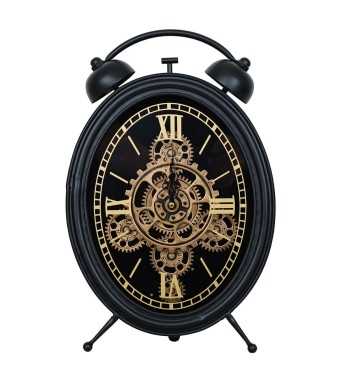 Orologio da Appoggio a Forma di Sveglia Vintage 40x25x8,5 cm