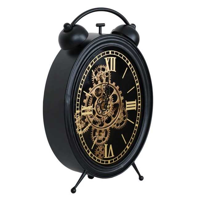 Orologio da Appoggio a Forma di Sveglia Vintage 40x25x8,5 cm