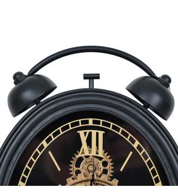 Orologio da Appoggio a Forma di Sveglia Vintage 40x25x8,5 cm