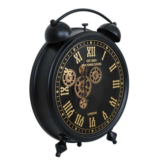 Orologio da Appoggio a Forma di Sveglia Vintage 36x8x45 cm