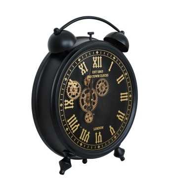 Orologio da Appoggio a Forma di Sveglia Vintage 36x8x45 cm