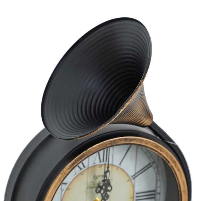 Orologio da Appoggio con Tromba 22,5x23,5xH.39 cm