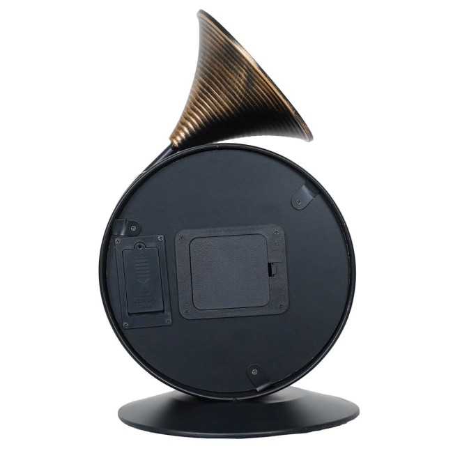 Orologio da Appoggio con Tromba 22,5x23,5xH.39 cm