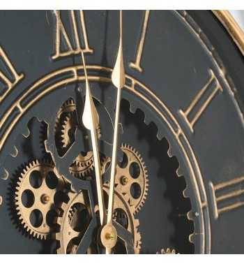 Orologio da Parete Nero e Oro D.90 cm