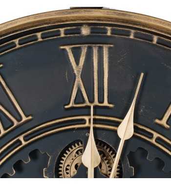 Orologio da Parete Nero e Oro D.90 cm