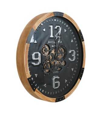 Orologio da Parete Effetto Legno D.64 cm