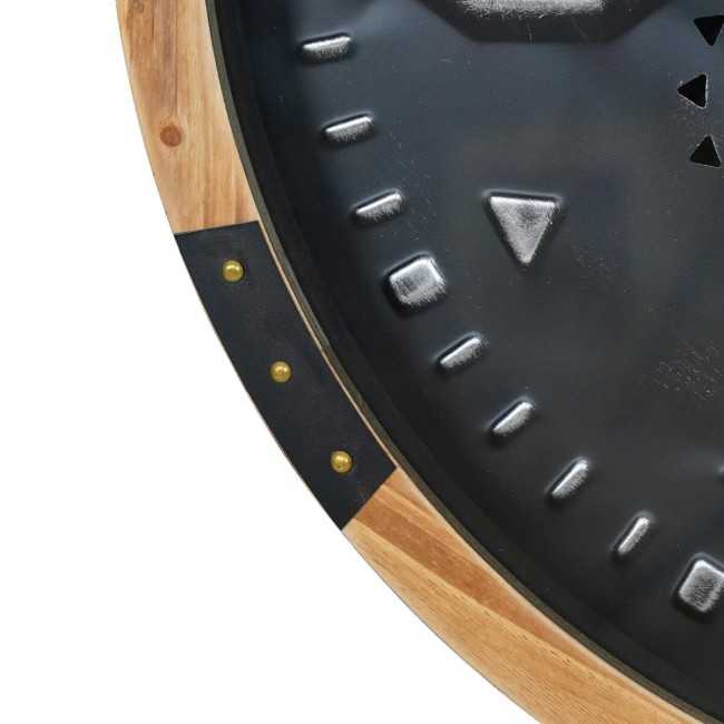 Orologio da Parete Effetto Legno D.64 cm