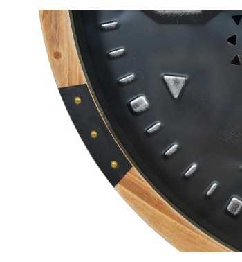 Orologio da Parete Effetto Legno D.64 cm