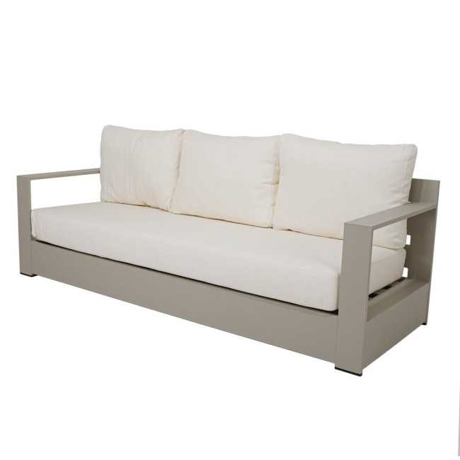 Set Divano da Giardino in Alluminio, 5/6 Persone - Edinburgh