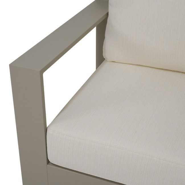 Set Divano da Giardino in Alluminio, 5/6 Persone - Edinburgh