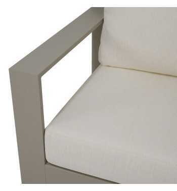 Set Divano da Giardino in Alluminio, 5/6 Persone - Edinburgh