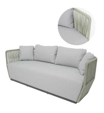 Set Divano da Giardino in Alluminio, 5/6 Persone - Liverpool