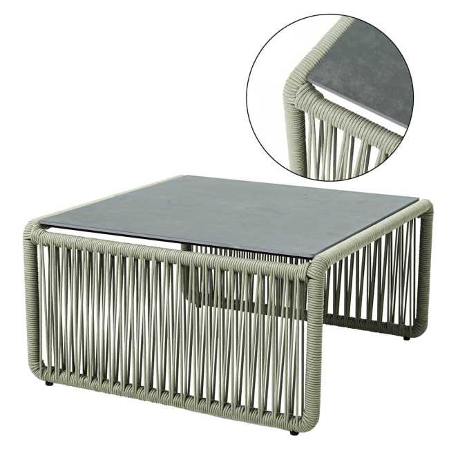 Set Divano da Giardino in Alluminio, 5/6 Persone - Liverpool