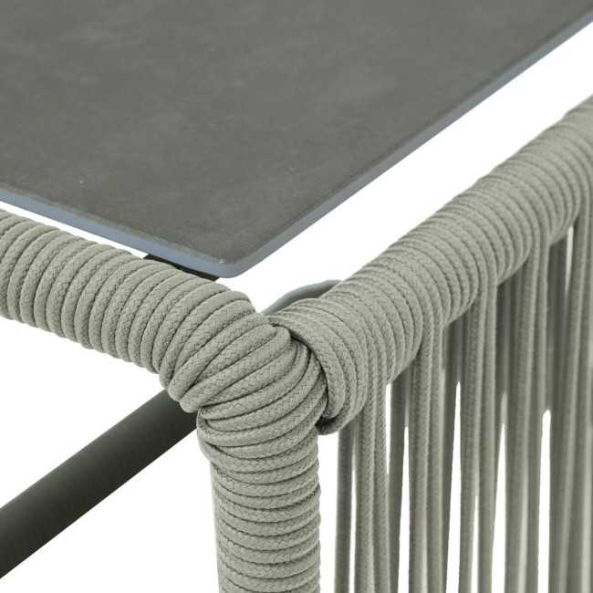 Set Lettino Prendisole e Tavolino in Alluminio da Giardino - Derby