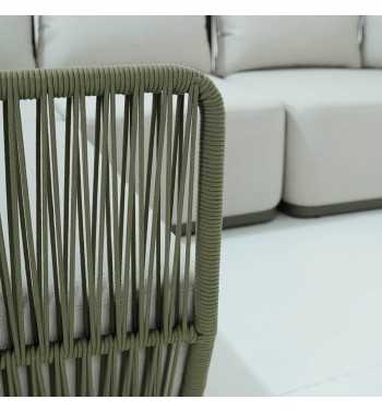 Set Divano Angolare Modulabile da Giardino - Manchester