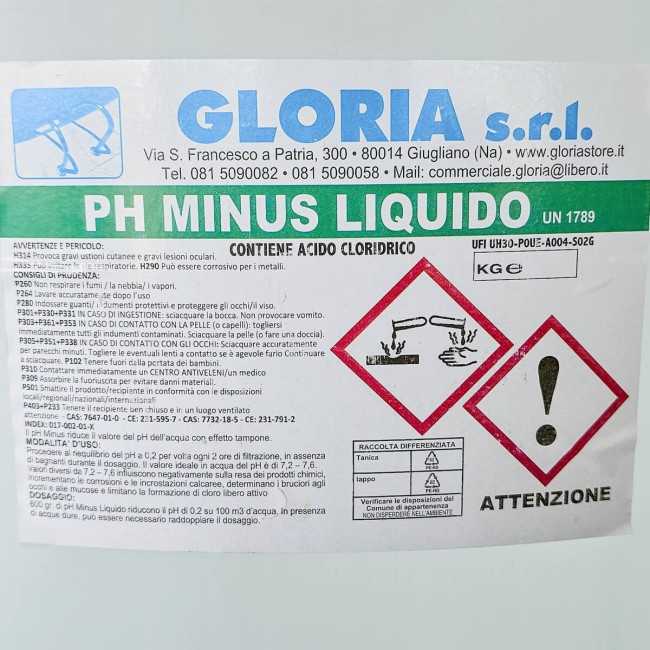 PH Meno per Piscine Liquido 25 kg