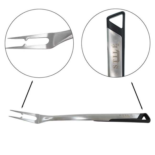 Forchettone per BBQ in Acciaio Inossidabile