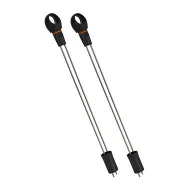 Spiedini per BBQ in Acciaio Inossidabile Conf. da 2 pz