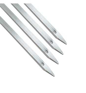 Spiedini per BBQ in Acciaio Inossidabile Conf. da 4 pz