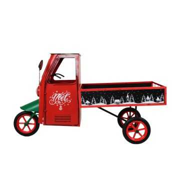 Espositore Apecar Natalizio in Ferro e Legno di Abete 155x74xH.94 cm