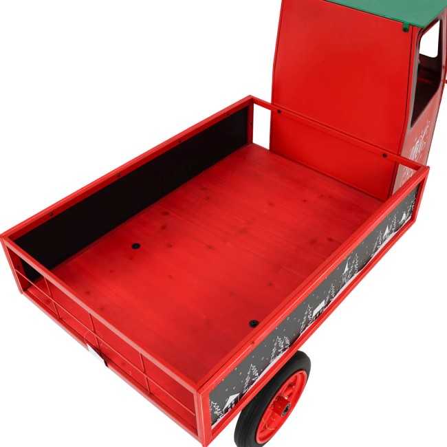 Espositore Apecar Natalizio in Ferro e Legno di Abete 155x74xH.94 cm