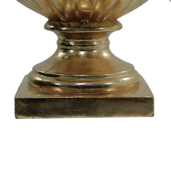Vaso Decorativo in Vetroresina Oro, per Interni ed Esterni H.39/48 cm