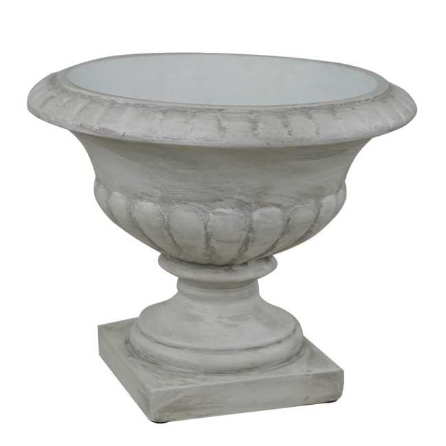 Vaso Decorativo in Vetroresina Effetto Pietra, per Interni ed Esterni