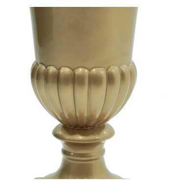 Vaso Decorativo in Vetroresina Oro 36x36xH.62 cm