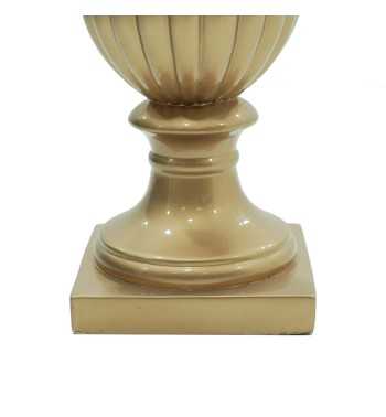 Vaso Decorativo in Vetroresina Oro 36x36xH.62 cm