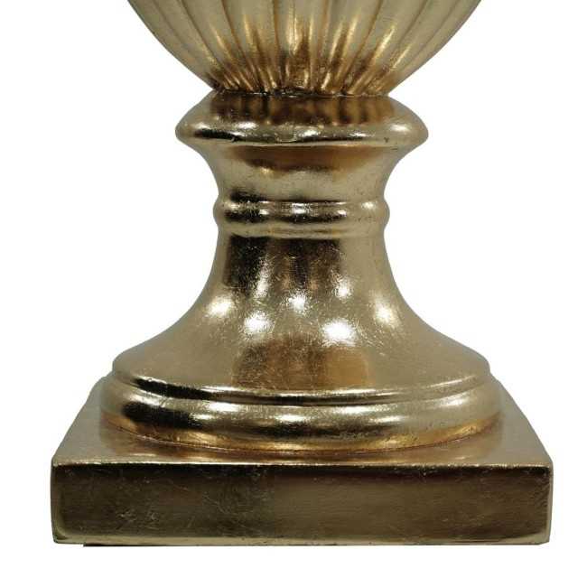 Vaso Decorativo in Vetroresina Oro, per Interni ed Esterni