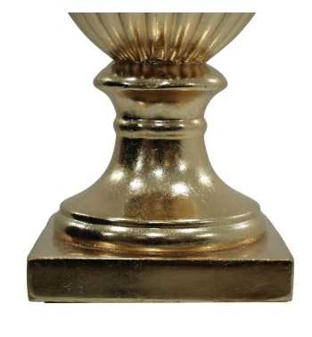 Vaso Decorativo in Vetroresina Oro, per Interni ed Esterni