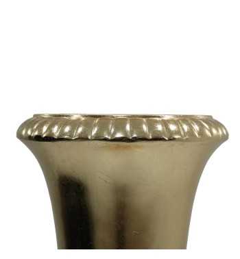 Vaso Decorativo in Vetroresina Oro, per Interni ed Esterni
