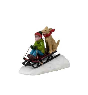 Doggone Downhill Sledding - Lemax 42351