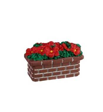 Poinsettia Planter - Lemax 44336