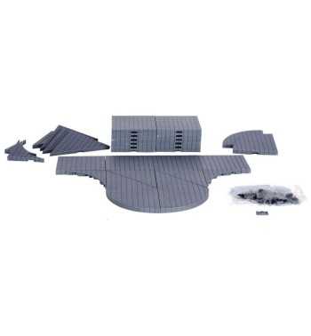 Plaza System (Grey, Variety) 32 pcs - Lemax 64099