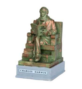 Park Statue - Charles Darwin - Lemax 64074