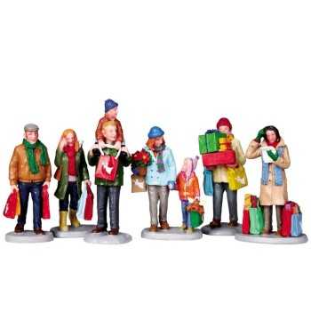 Holiday Shoppers, Set Of 6 - Lemax 92683