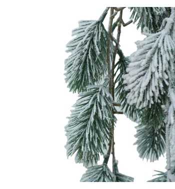 Rametto Natalizio di Pino Innevato 110 cm