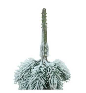 Rametto Natalizio di Pino Innevato 110 cm