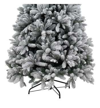 Albero di Natale Innevato in Pe+Pvc H.150/300 cm Apertura ad Ombrello - Panormo Snow