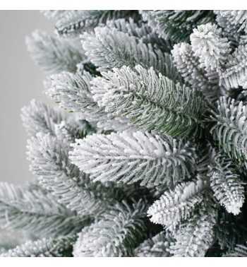 Albero di Natale Innevato in Pe+Pvc H.150/300 cm Apertura ad Ombrello - Panormo Snow