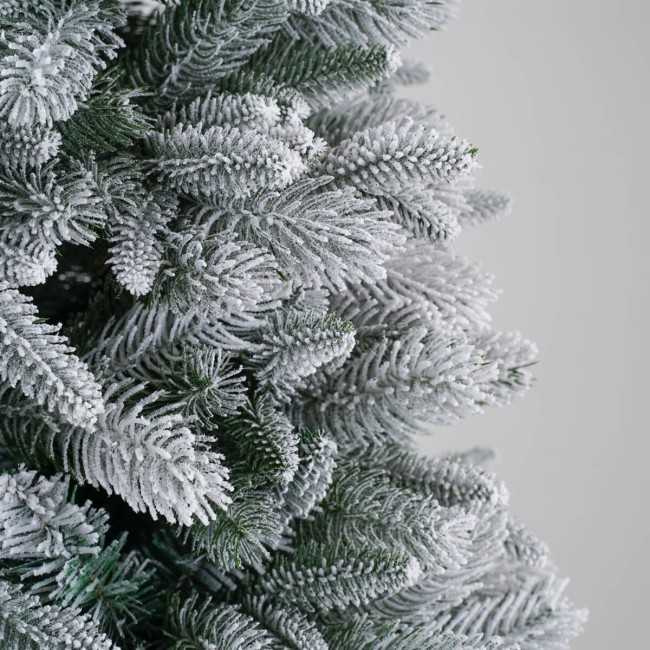 Albero di Natale Innevato in Pe+Pvc H.150/300 cm Apertura ad Ombrello - Panormo Snow