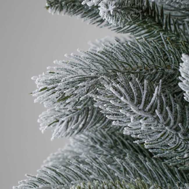 Albero di Natale Innevato in Pe+Pvc H.150/300 cm Apertura ad Ombrello - Panormo Snow