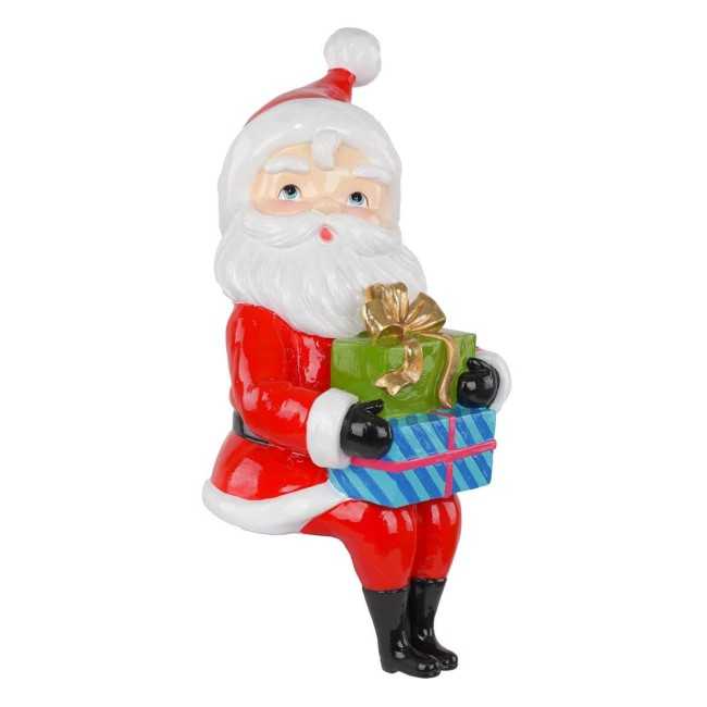 Babbo Natale Seduto in Resina H.35,5 cm