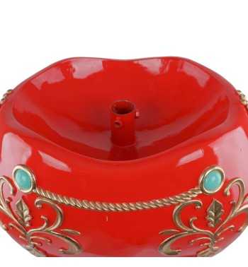 Base per Albero di Natale con Gambe Elfo in Resina H.65 cm