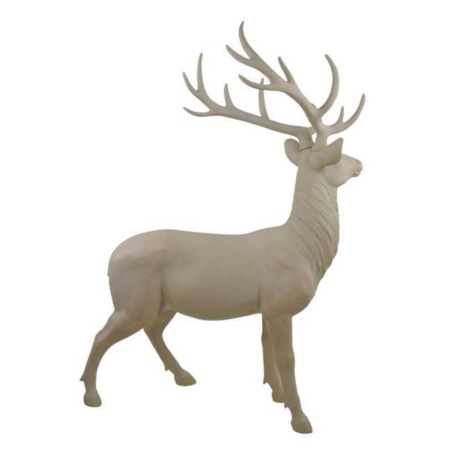 Renna Natalizia in Resina Beige H.153 cm