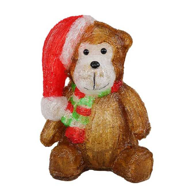 Scimmietta Natalizia Luminosa H.34 cm