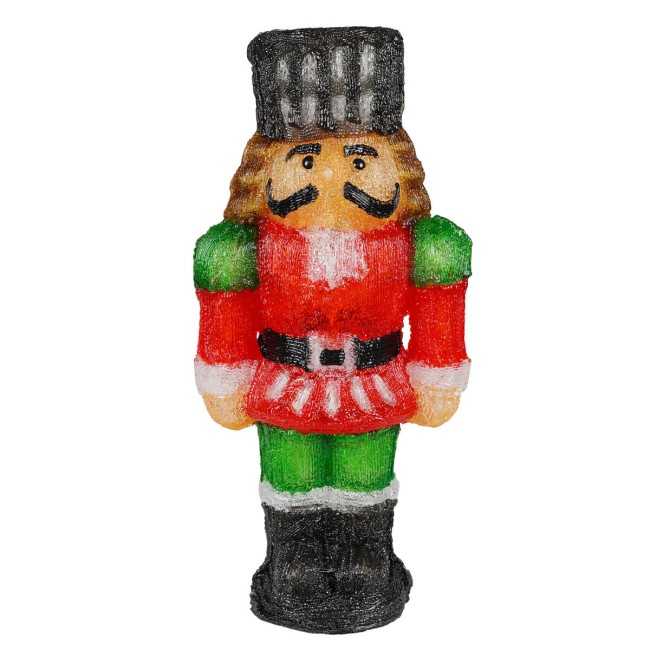 Schiaccianoci Natalizio Luminoso H.59 cm