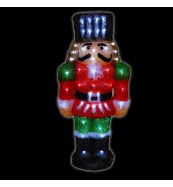 Schiaccianoci Natalizio Luminoso H.59 cm